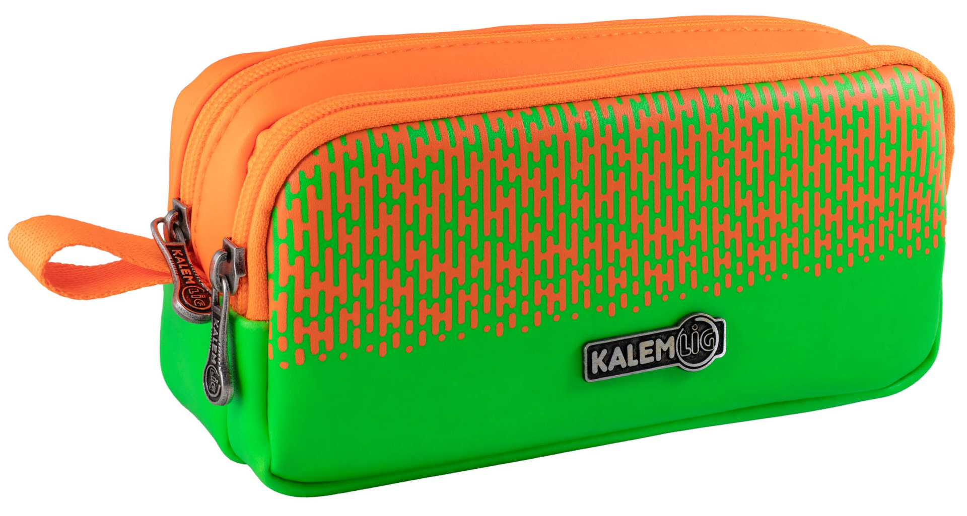 Kalemlig Puzzle Dubble Çift Bölmeli Kalemlik No:4