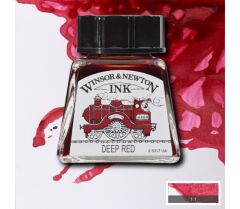 Winsor & Newton Drawing Ink Çizim ve Çini Mürekkebi 14 ml 227 Deep Red