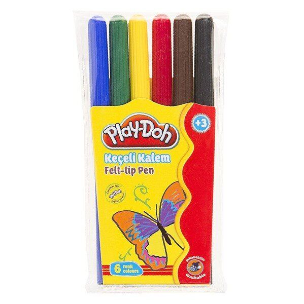 Play Doh Keçeli Kalem 6 Renk