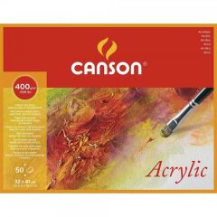 CANSON AKRİLİK VE SULUBOYA BLOK 400 GR 32*41 CM 50 SAYFA