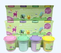 Faber Castell Oyun Hamuru 4x100gr Pastel Renkler