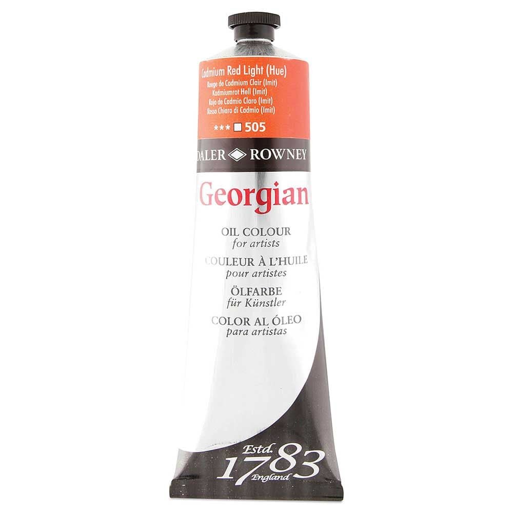 Daler Rowney Georgian Yağlı Boya 225ml 505-Cadmium Red Light Hue