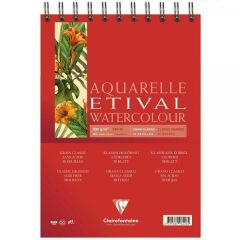 Clairefontaine Etival Classic 300gr Spiralli Sulu Boya Blok 30 Sayfa A5