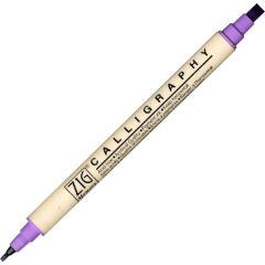 Zig Calligraphy Çift Uçlu Kaligrafi Kalemi 2 mm + 5 mm 081-Hyacinth