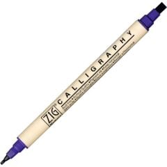 Zig Calligraphy Çift Uçlu Kaligrafi Kalemi 2 mm + 5 mm 080-Pure Violet