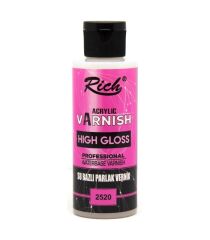 RİCH SU BAZLI HİGH GLOSS PARLAK VERNİK 120ML