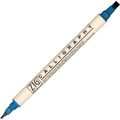 Zig Calligraphy Çift Uçlu Kaligrafi Kalemi 2 mm + 5 mm 033-Teal