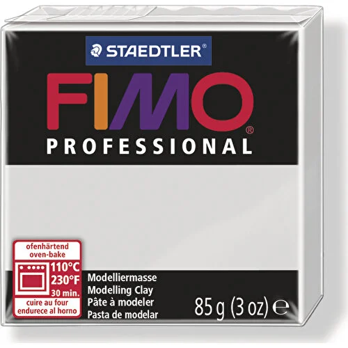 Staedtler Fimo Profesyonel Modelleme Kili 85gr. 80 Yunus Gri