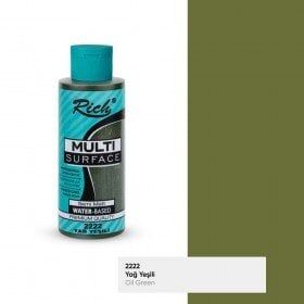 Rich (MultiSurface) Boya Multi Surface 2222-Yağ Yeşili 130 cc