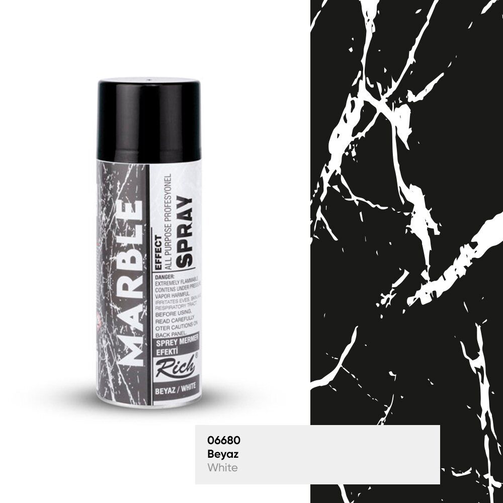 Rich Sprey Mermer Efekti Beyaz 200ml