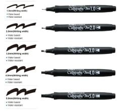 Artline Supreme Kaligrafi Kalemi Kesik Uç 3.0 mm Mavi