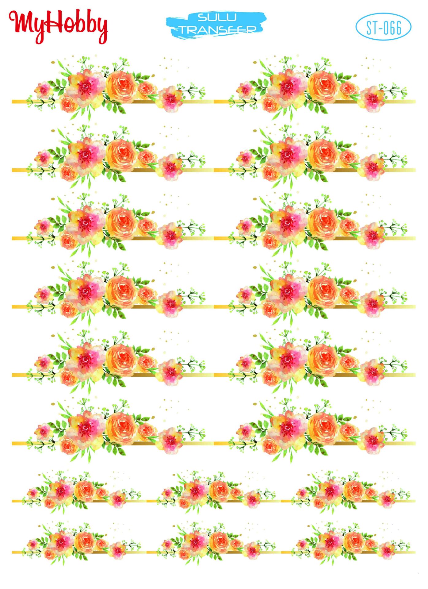 My Hobby Sulu Transfer 25*35 cm STB-66