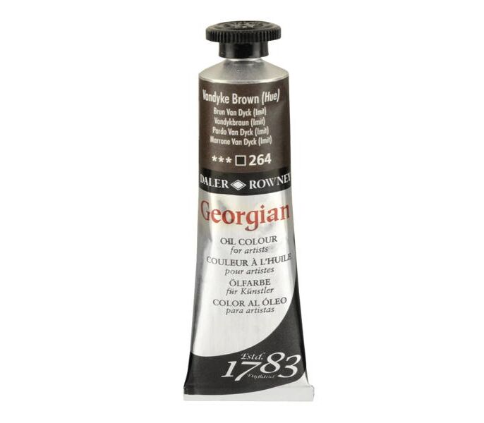 Daler Rowney Georgian Yağlı Boya 38ml 264-Vandyke Brown Hue