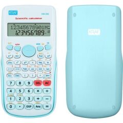 KRAF HESAP MAKİNESİ BİLİMSEL FONKSİYONLU HM-300 BL MAVİ