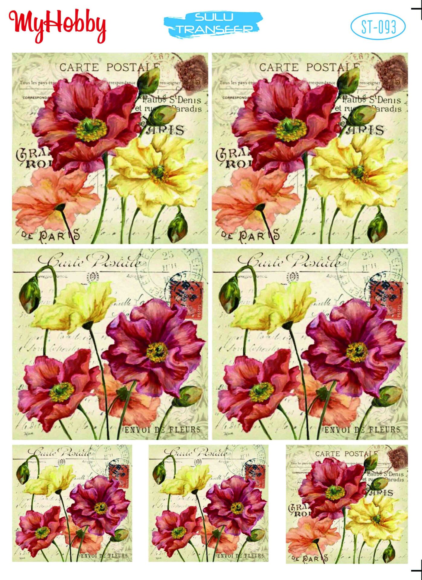 My Hobby Sulu Transfer 25*35 cm STB-93