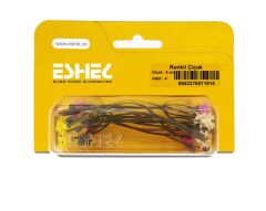 Eshel Maket Renkli Çiçek 4'lü Set 8 cm