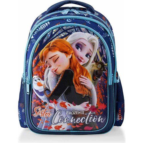 Frocx Disney Frozen Lisanslı İlkokul Çantası Trıo Connectıon 2 Bölmeli-48003