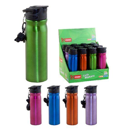 Mikro Çelik Matara 500ML YEŞİL MT-2850