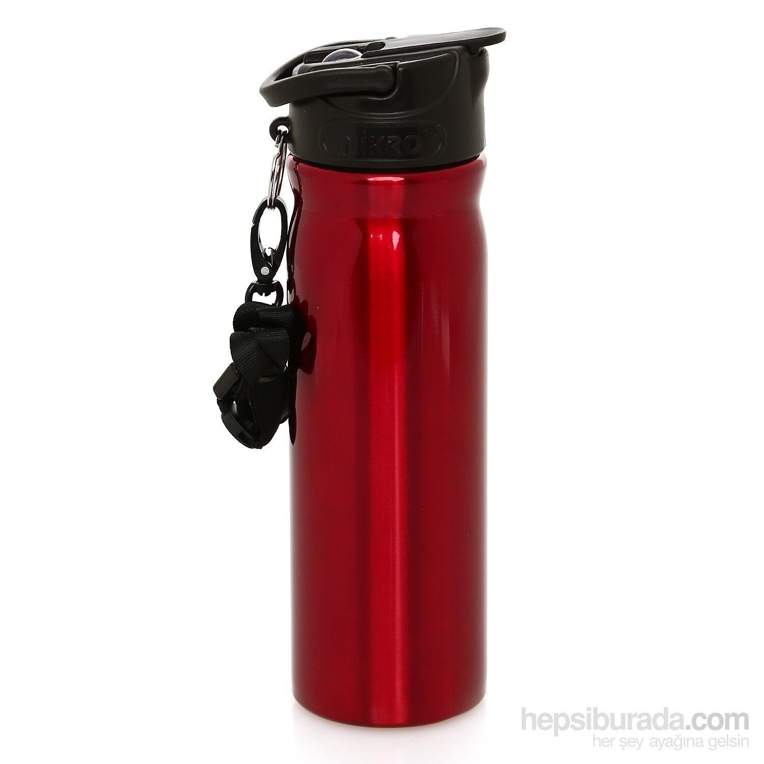 Mikro Çelik Matara 500ML KIRMIZI MT-2850