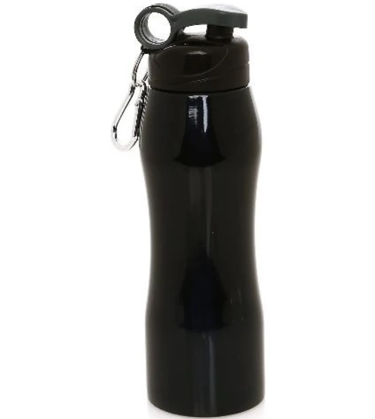 Mikro Çelik Matara 750ML SİYAH MT-2627