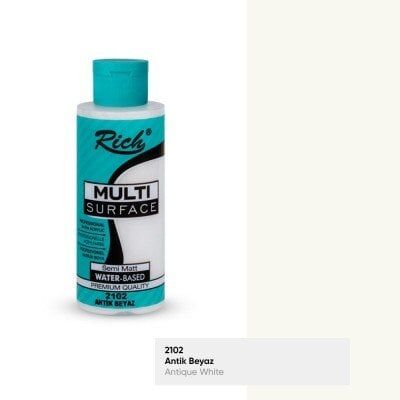 Rich (MultiSurface) Boya Multi Surface 2102-Antik Beyaz 130 cc