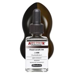 Schmincke Aero Color Airbrush Mürekkep 28 ml. 606 Dark Brown