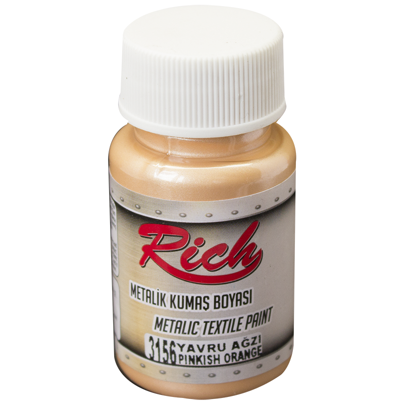 RİCH METALİK KUMAŞ BOYASI 50 CC. 3156 YAVRUAĞZI