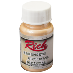 RİCH METALİK KUMAŞ BOYASI 50 CC. 3156 YAVRUAĞZI