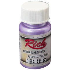 RİCH METALİK KUMAŞ BOYASI 50 CC. 3126 LİLA
