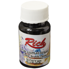 RİCH OPAK KUMAŞ BOYASI 50 CC. 3013 SİYAH