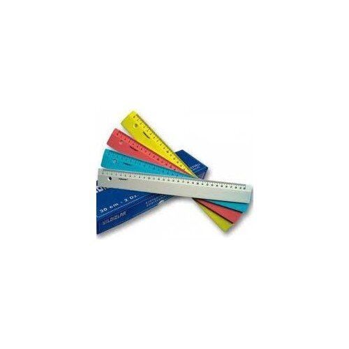 Hatas Geniş Plastik Cetvel 30cm Renkli