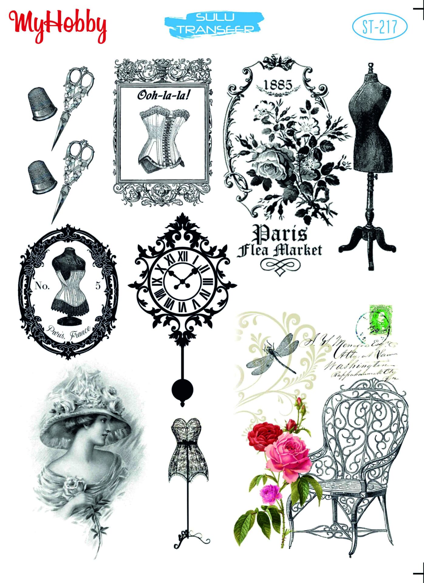 My Hobby Sulu Transfer 25*35 cm STB-217