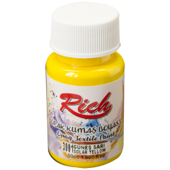 RİCH OPAK KUMAŞ BOYASI 50 CC. 3001 GÜNEŞ SARI
