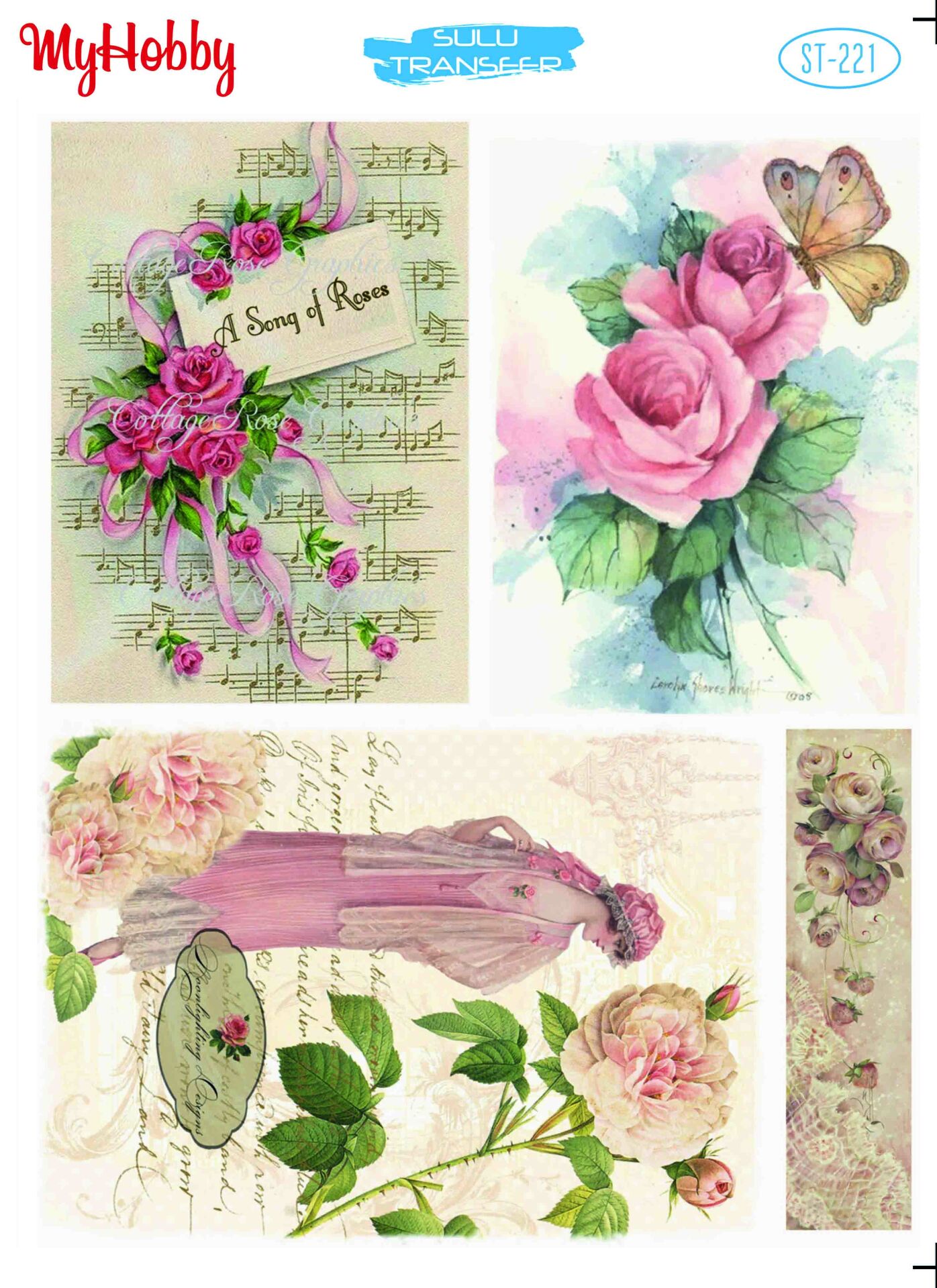 My Hobby Sulu Transfer 25*35 cm STB-221