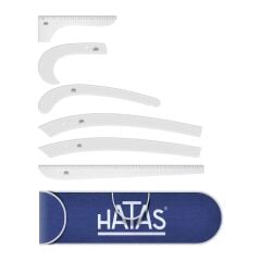 Hatas Plastik Riga Cetvel Seti Çantalı
