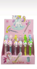 Unicorn Desenli Oyunlu Jel Kalem