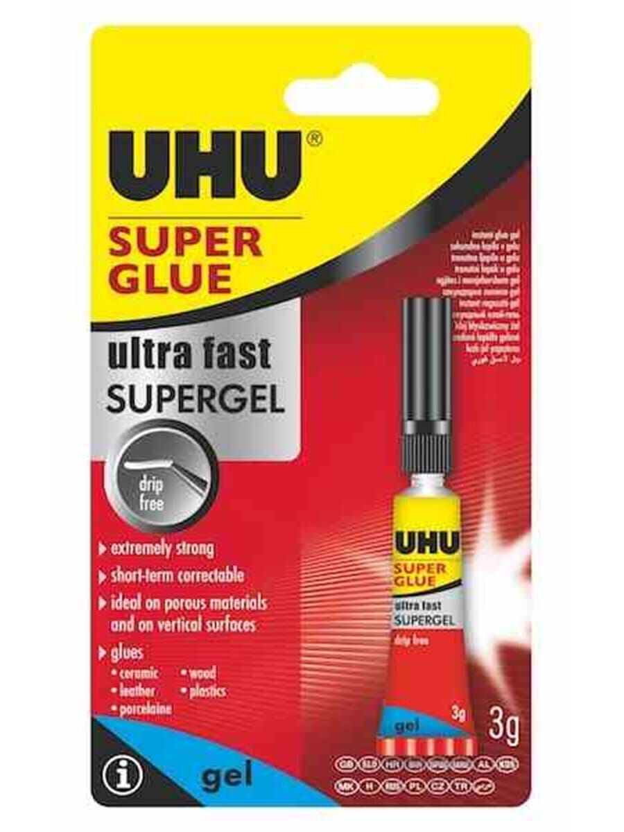 Uhu Süper Glue Gel-Jel Tip Japon Yapıştırıcı 40360