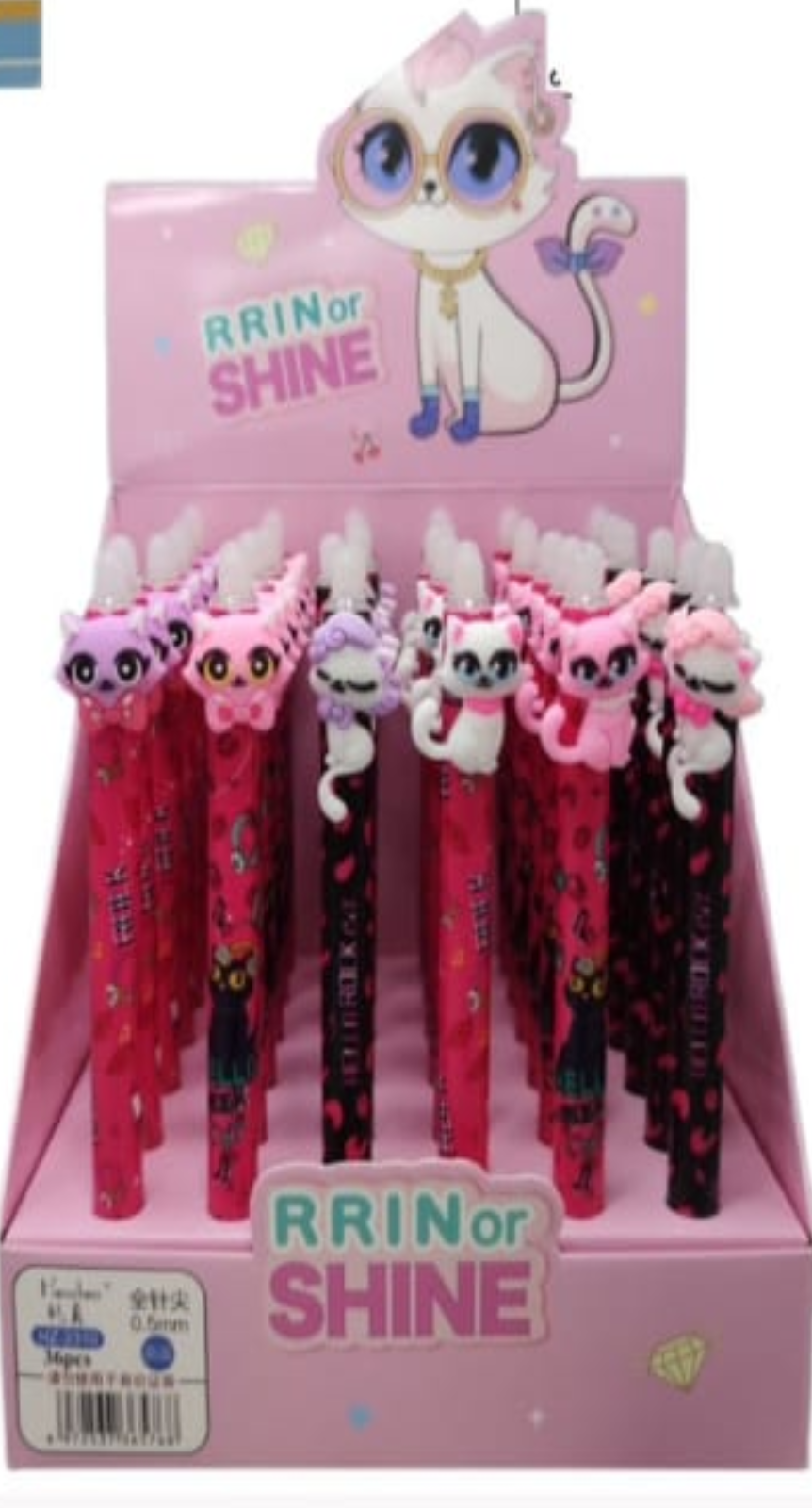 Kedi Desenli Silinebilen Tükenmez Kalem