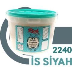 Rich (MultiSurface) Multi Surface Akrilik Boya 2240-İs Siyah 2500 cc (3,5 KG)