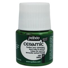 Pebeo Cam Ceramic Seramik Boyası 37 Green 45ML.