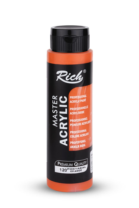 Rich Master Akrilik Boya 120-Portakal 500 ml