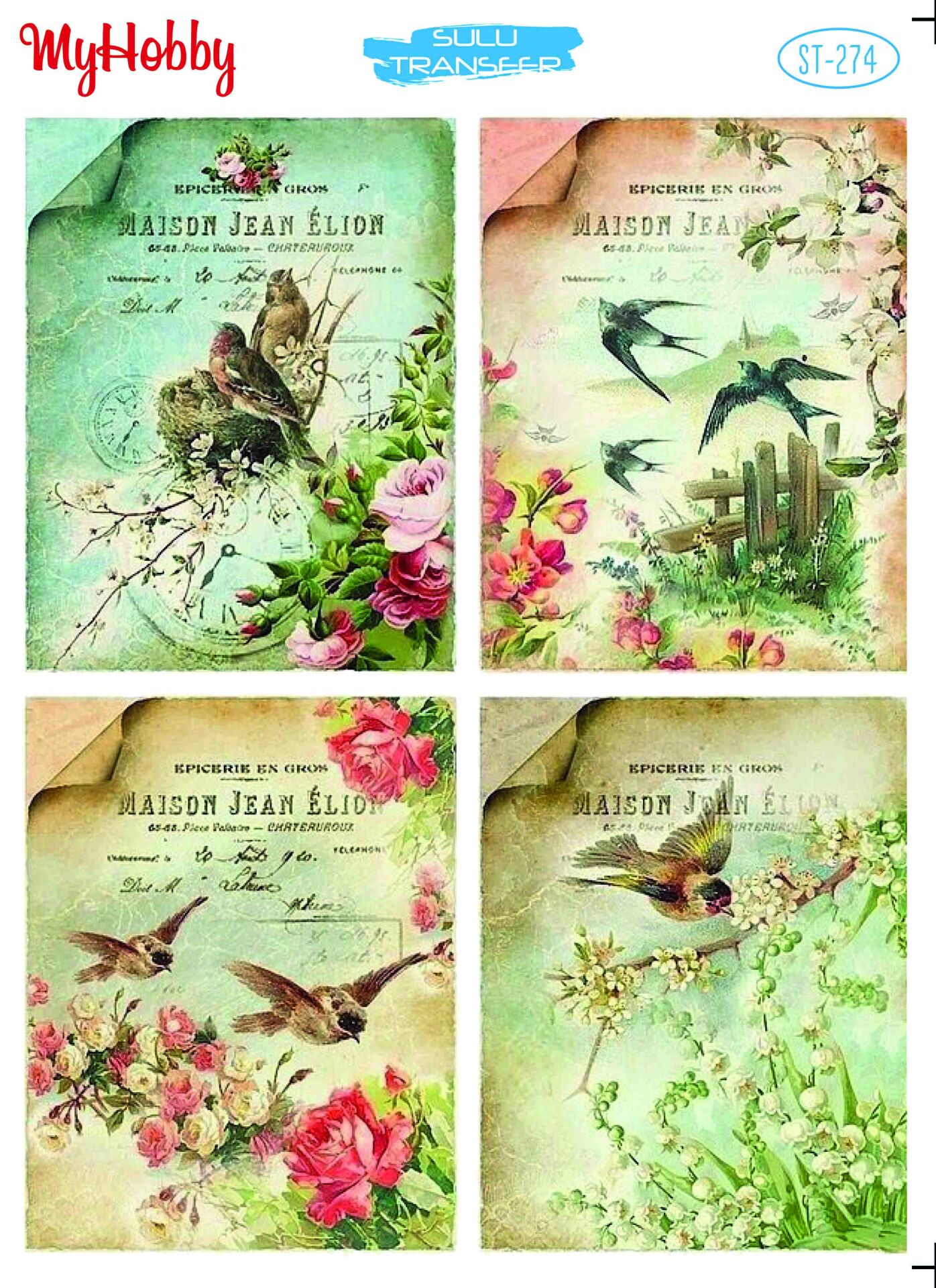 My Hobby Sulu Transfer 25*35 cm STB-274