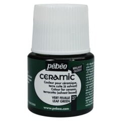Pebeo Cam Ceramic Seramik Boyası 27 Leaf Green-Yaprak Yeşili 45ML.