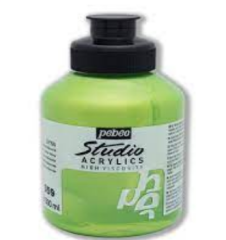 Pebeo Studio Akrilik Boya 500 ml 359 Iridescent Green-Yellow