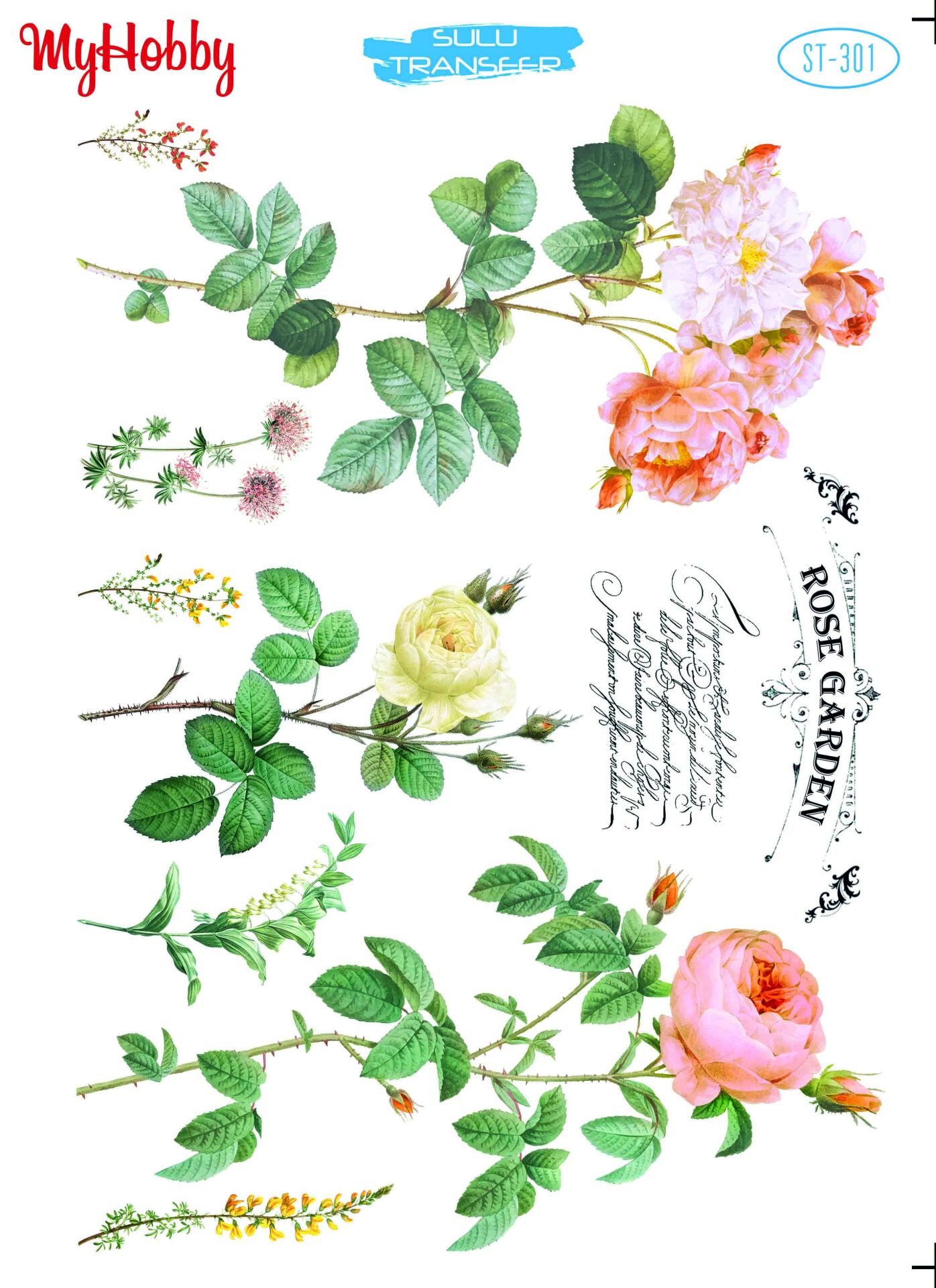 My Hobby Sulu Transfer 25*35 cm STB-301