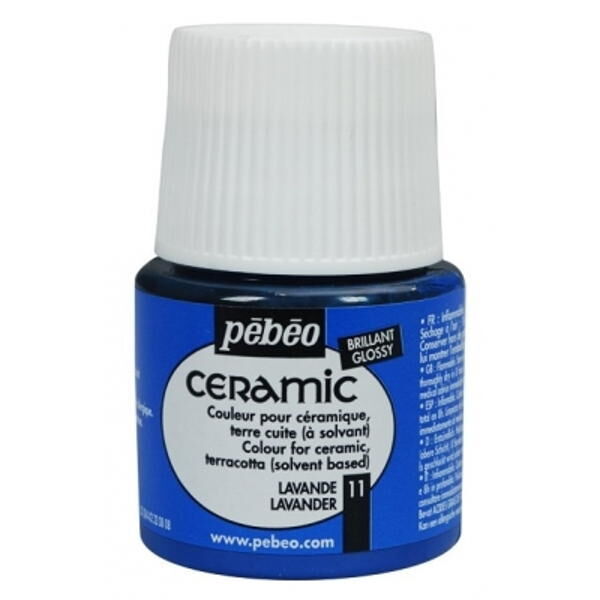 Pebeo Cam Ceramic Seramik Boyası 11 Lavender-Lavanta 45ML.