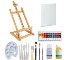 YAĞLI BOYA BAŞLANGIÇ SETİ - MASAÜSTÜ ŞÖVALE PROMOSYON