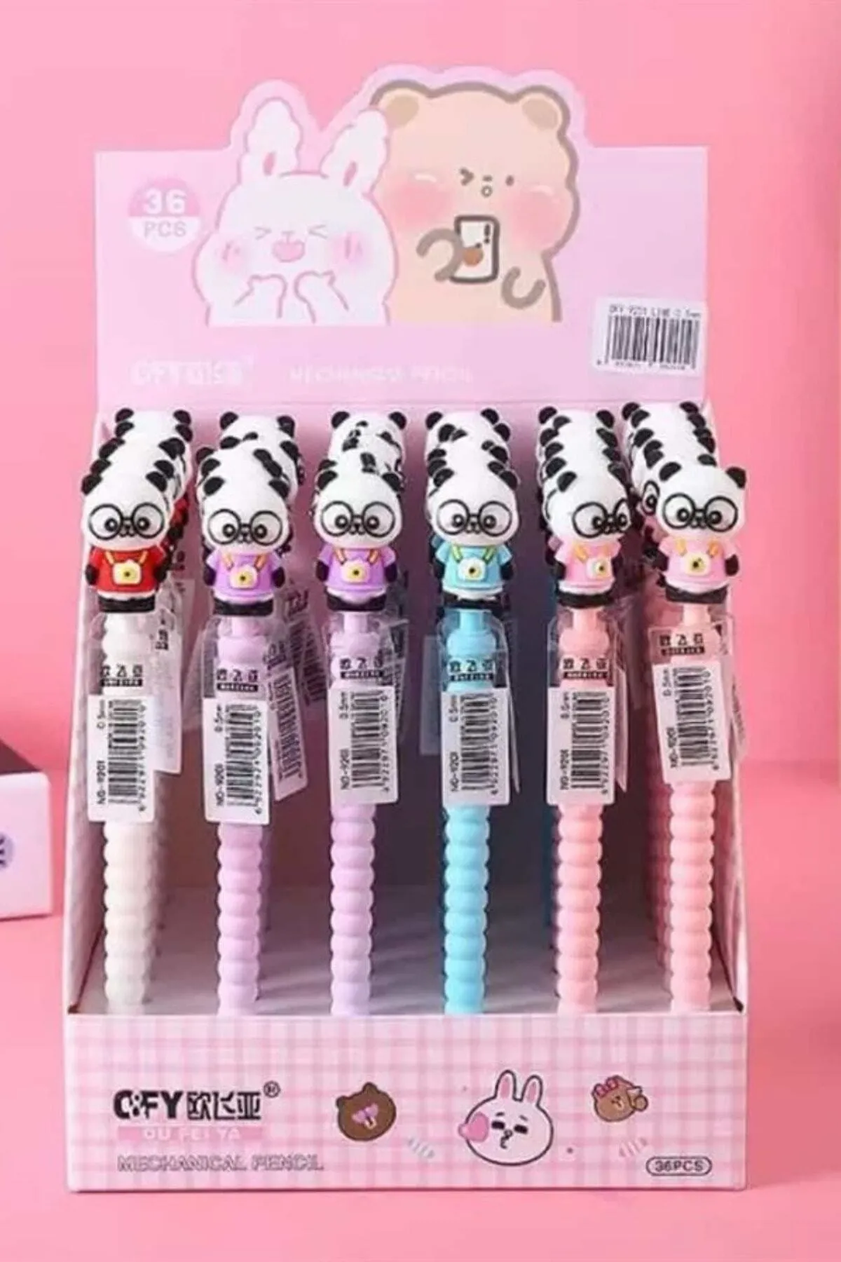 Panda Şekilli Versatil Uçlu Kalem 0.7mm