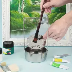 Art Design Alüminyum Fırça Temizleme Kabı