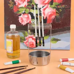 Art Design Alüminyum Fırça Temizleme Kabı